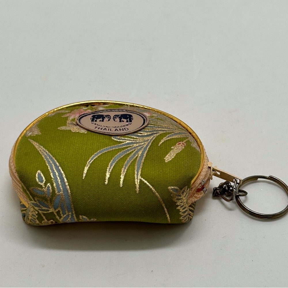 Thailand, Tapestry Coin Purse, Key Ring, Zip Closure